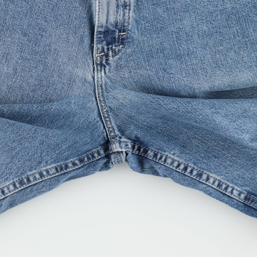 Lee DUNGAREES denim painter shorts, half pants, men's size w34 unclear blue type Vintage Second Hand