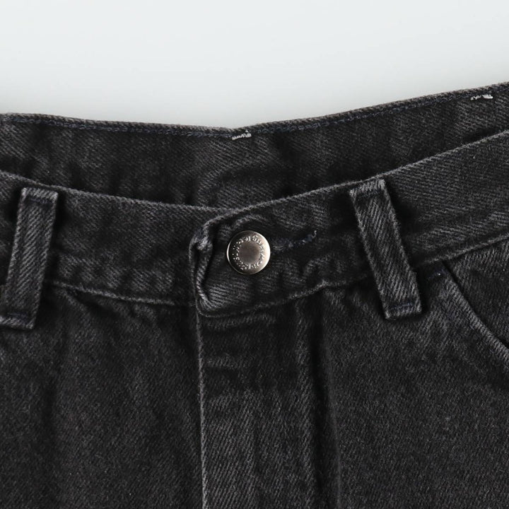 Wrangler Black Denim Shorts, Shorts, Men's, W33 cotton black type Vintage Second Hand