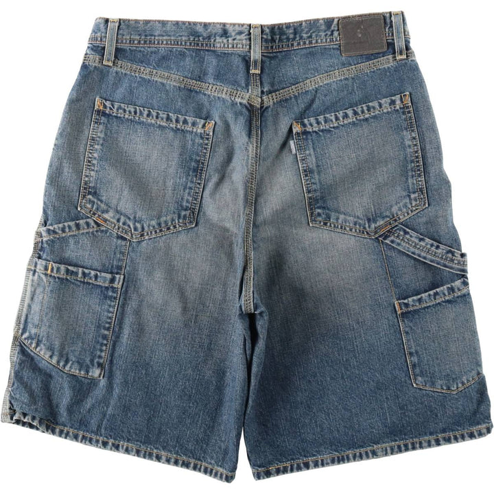 Levi's SILVER TAB CARPENTER Denim Painter Shorts (Men's W37 equivalent) cotton blue type Vintage Second Hand