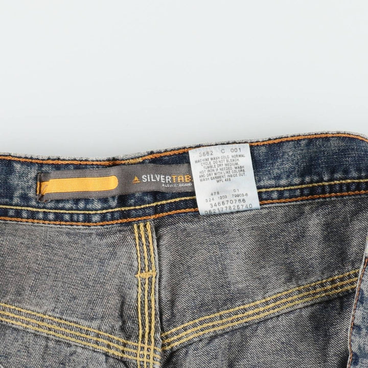 Levi's SILVER TAB CARPENTER Denim Painter Shorts (Men's W37 equivalent) cotton blue type Vintage Second Hand
