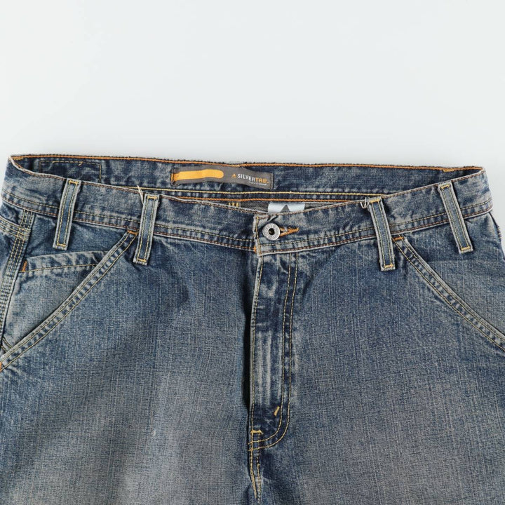 Levi's SILVER TAB CARPENTER Denim Painter Shorts (Men's W37 equivalent) cotton blue type Vintage Second Hand