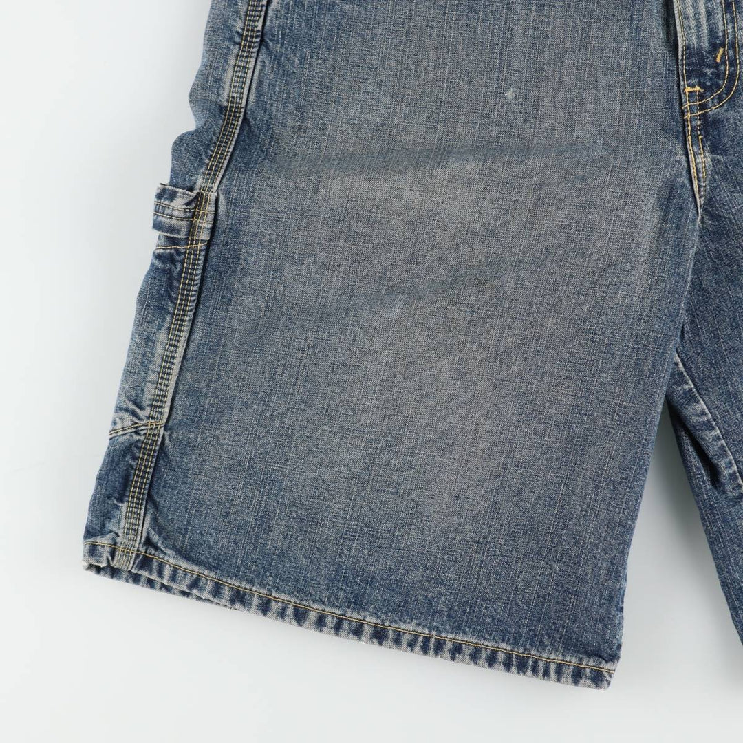 Levi's SILVER TAB CARPENTER Denim Painter Shorts (Men's W37 equivalent) cotton blue type Vintage Second Hand