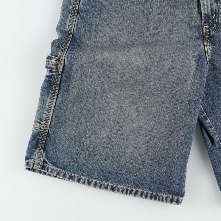 Levi's SILVER TAB CARPENTER Denim Painter Shorts (Men's W37 equivalent) cotton blue type Vintage Second Hand