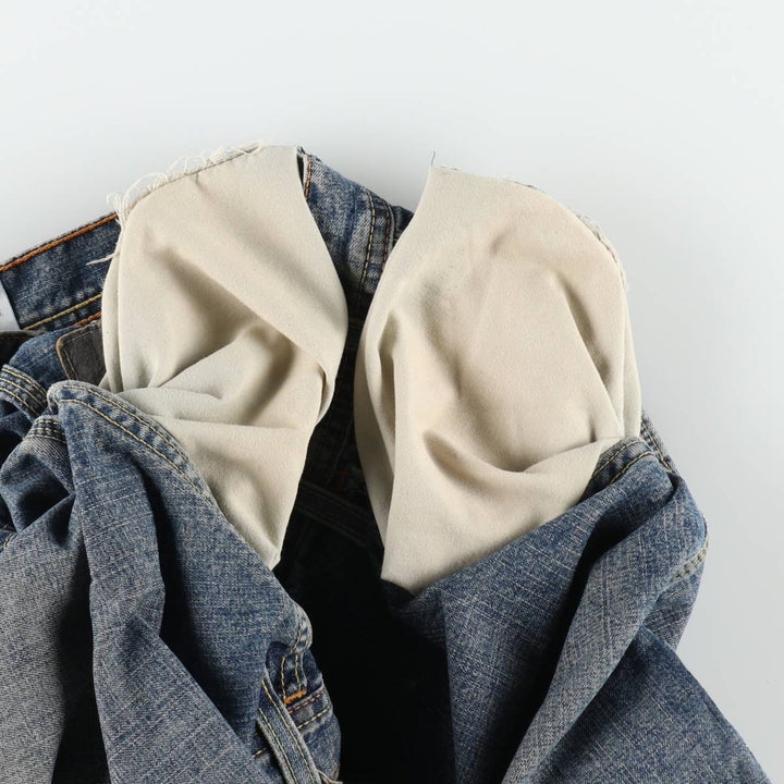 Levi's SILVER TAB CARPENTER Denim Painter Shorts (Men's W37 equivalent) cotton blue type Vintage Second Hand