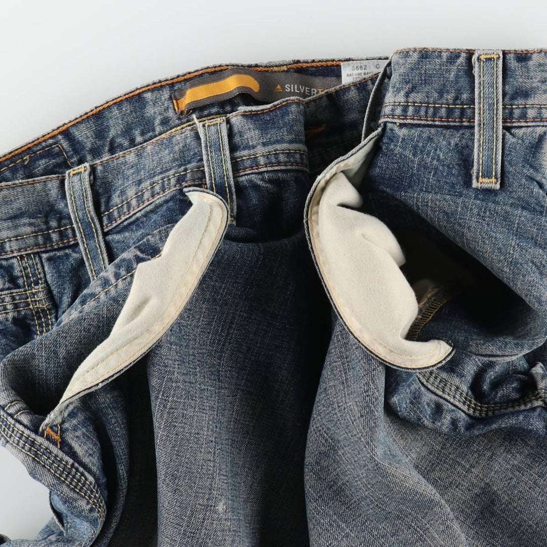 Levi's SILVER TAB CARPENTER Denim Painter Shorts (Men's W37 equivalent) cotton blue type Vintage Second Hand