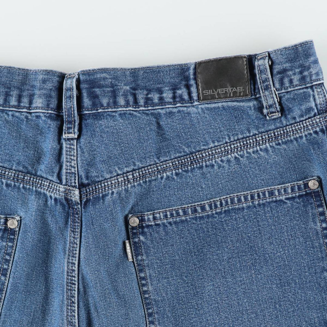 Levi's SILVER TAB Silver Tab Denim Painter Shorts, Men's W34 equivalent cotton blue type Vintage Second Hand