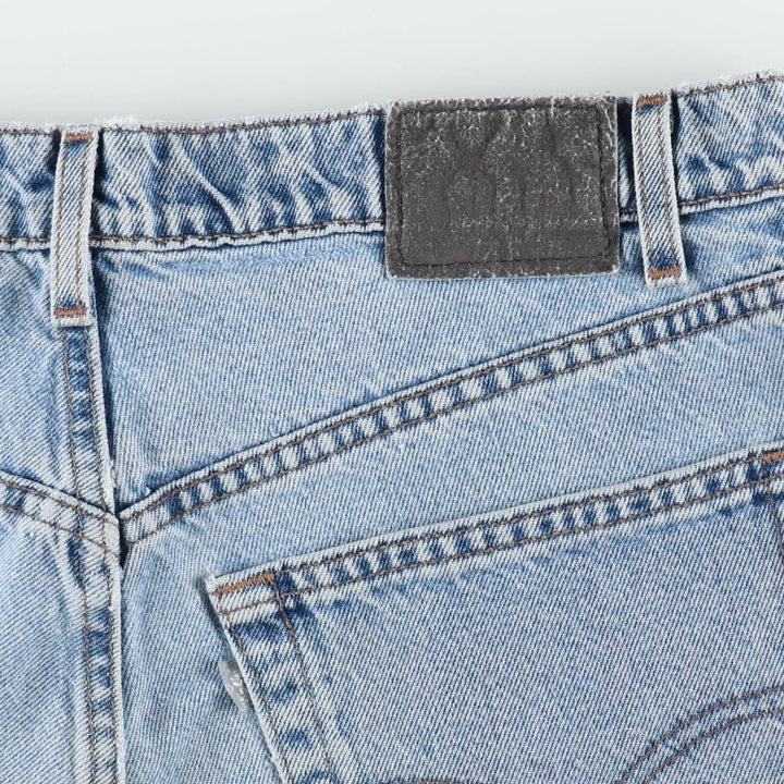 90'S Levi's Silver Tab LOOSE Denim Shorts, Half Pants, Jorts, Made in USA, Men's W36, Vintage cotton blue type Vintage Second Hand