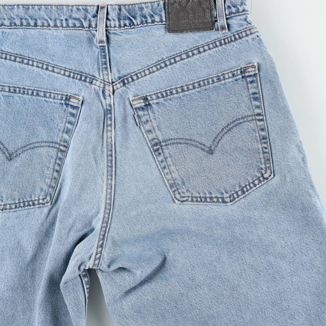 90'S Levi's Silver Tab LOOSE Denim Shorts, Half Pants, Jorts, Made in USA, Men's W36, Vintage cotton blue type Vintage Second Hand