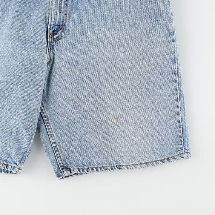 90'S Levi's 550 Relaxed Fit Denim Shorts, Made in USA, Men's, W37, Vintage cotton blue type Vintage Second Hand
