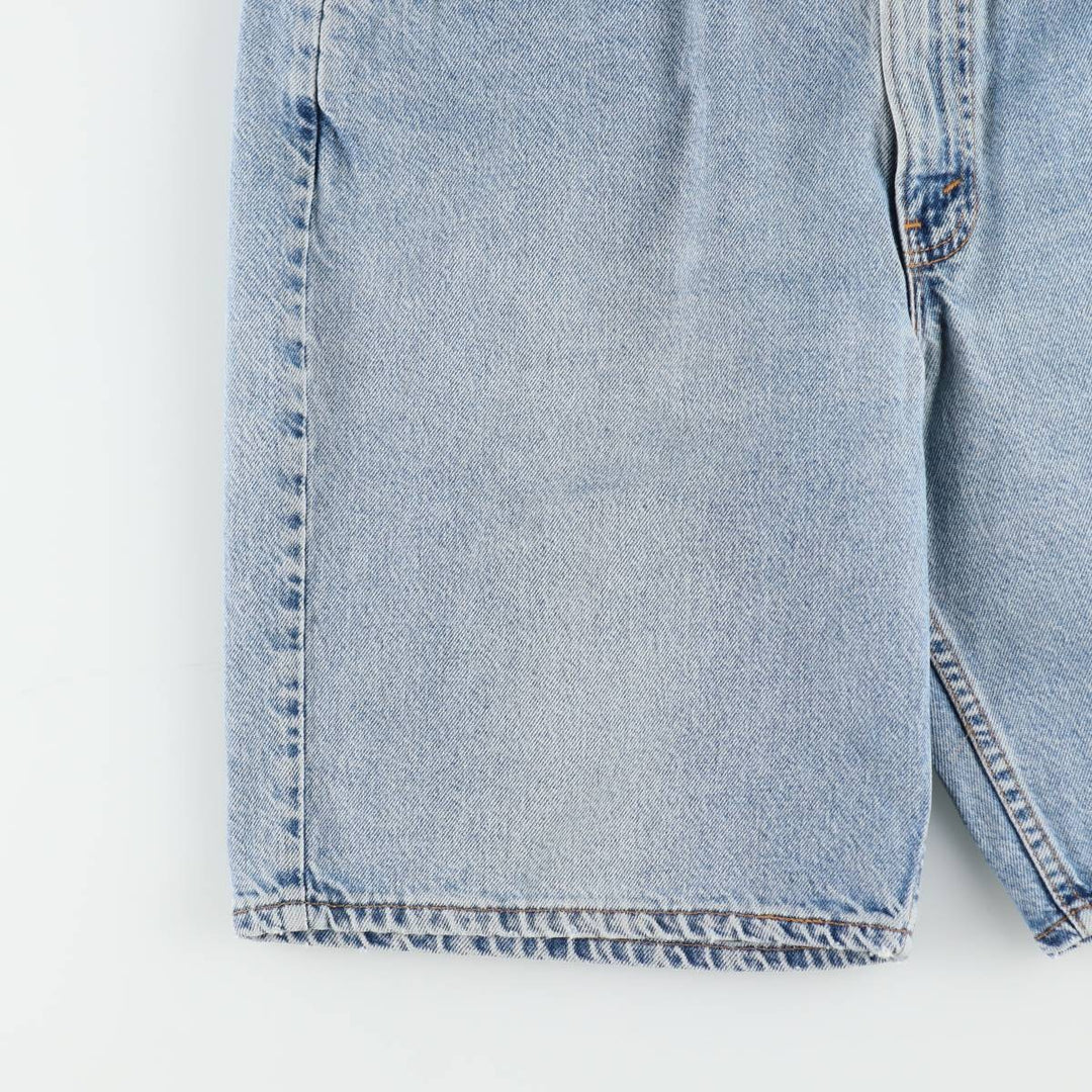 90'S Levi's 550 Relaxed Fit Denim Shorts, Made in USA, Men's, W37, Vintage cotton blue type Vintage Second Hand