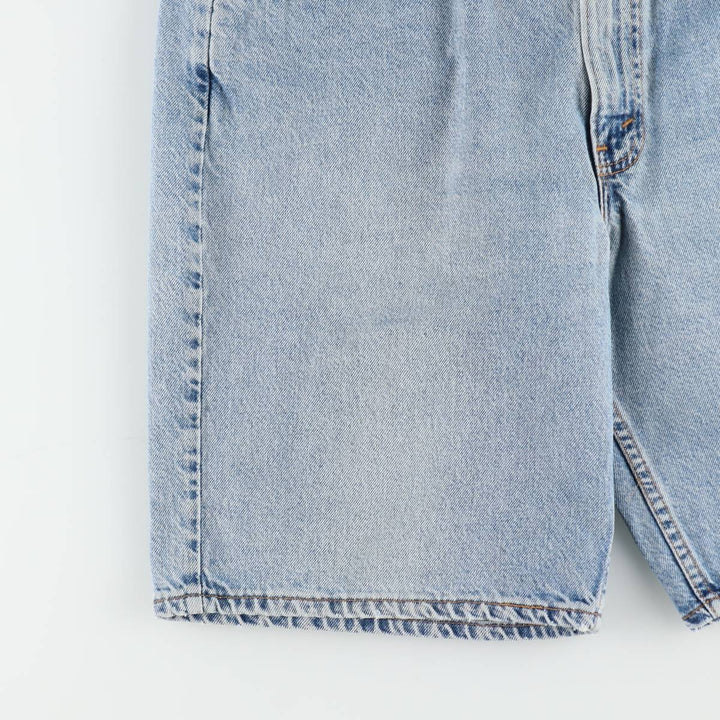 90'S Levi's 550 Relaxed Fit Denim Shorts, Made in USA, Men's, W37, Vintage cotton blue type Vintage Second Hand