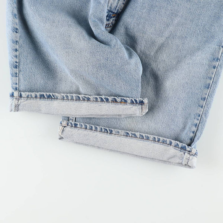 90'S Levi's 550 Relaxed Fit Denim Shorts, Made in USA, Men's, W37, Vintage cotton blue type Vintage Second Hand