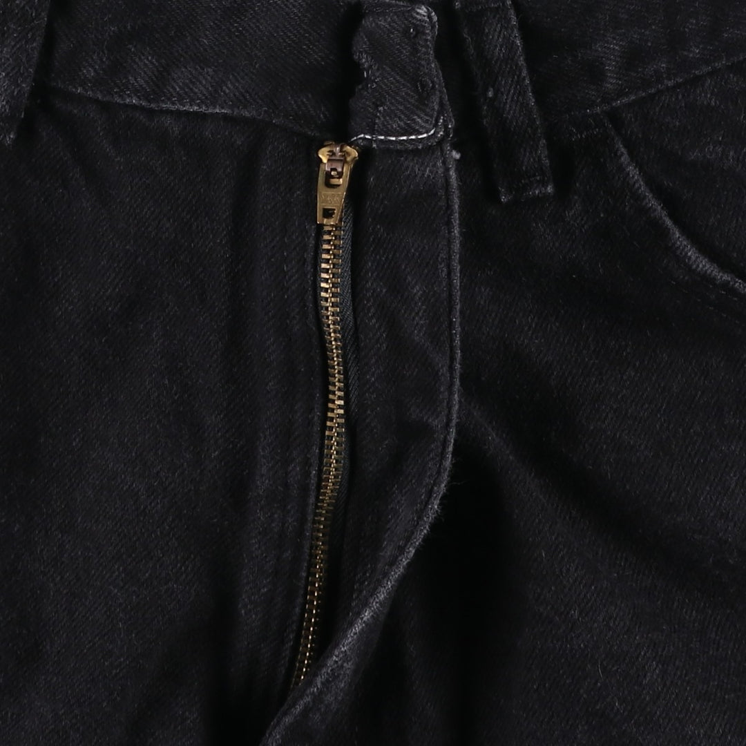Wrangler Black Denim Shorts for Men, W35 cotton black type Vintage Second Hand