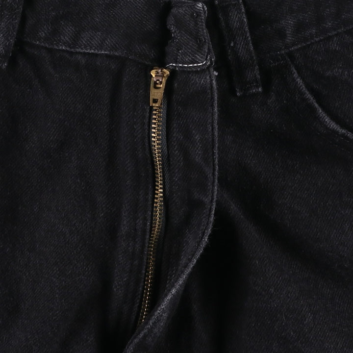 Wrangler Black Denim Shorts for Men, W35 cotton black type Vintage Second Hand