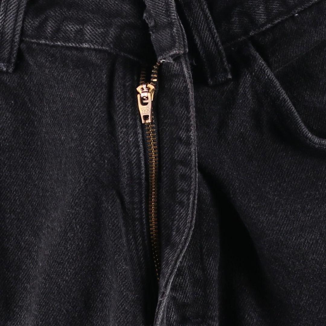 90'S Wrangler Black Denim Shorts, Men's, W31, Vintage cotton black type Vintage Second Hand