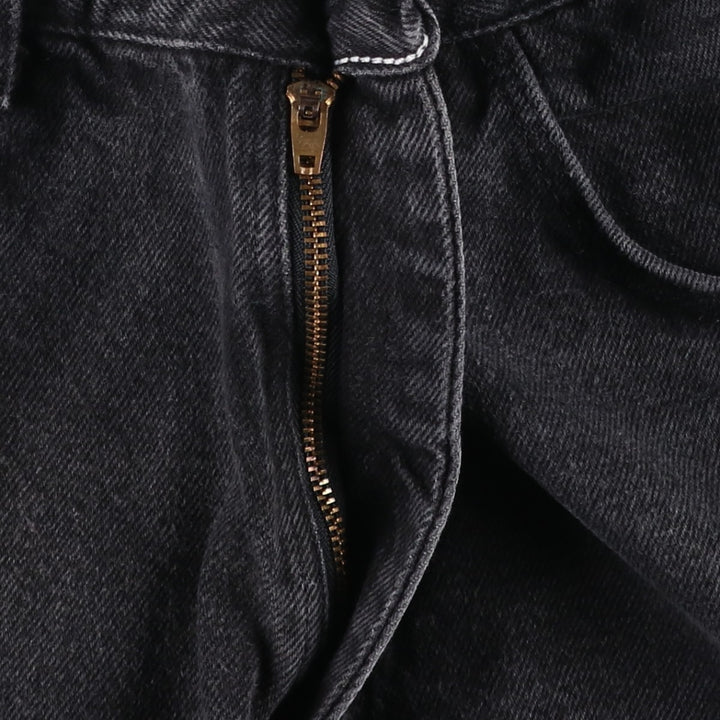 Wrangler Black Denim Shorts, Shorts, Men's, W32 equivalent cotton black type Vintage Second Hand