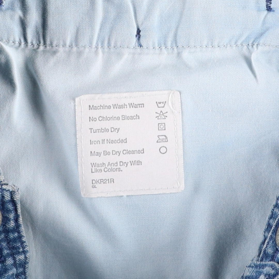 90'S Dockers/Levi's Two-Pleat Denim Shorts, Men's Size W33 (approx.), Vintage cotton blue type Vintage Second Hand