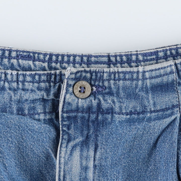 90'S Dockers/Levi's Two-Pleat Denim Shorts, Men's Size W33 (approx.), Vintage cotton blue type Vintage Second Hand
