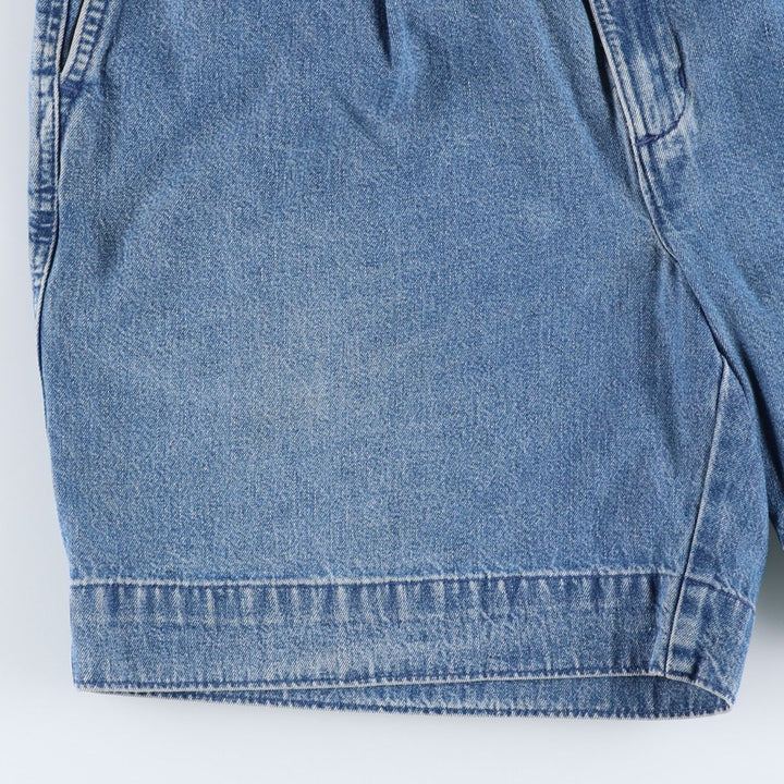 90'S Dockers/Levi's Two-Pleat Denim Shorts, Men's Size W33 (approx.), Vintage cotton blue type Vintage Second Hand