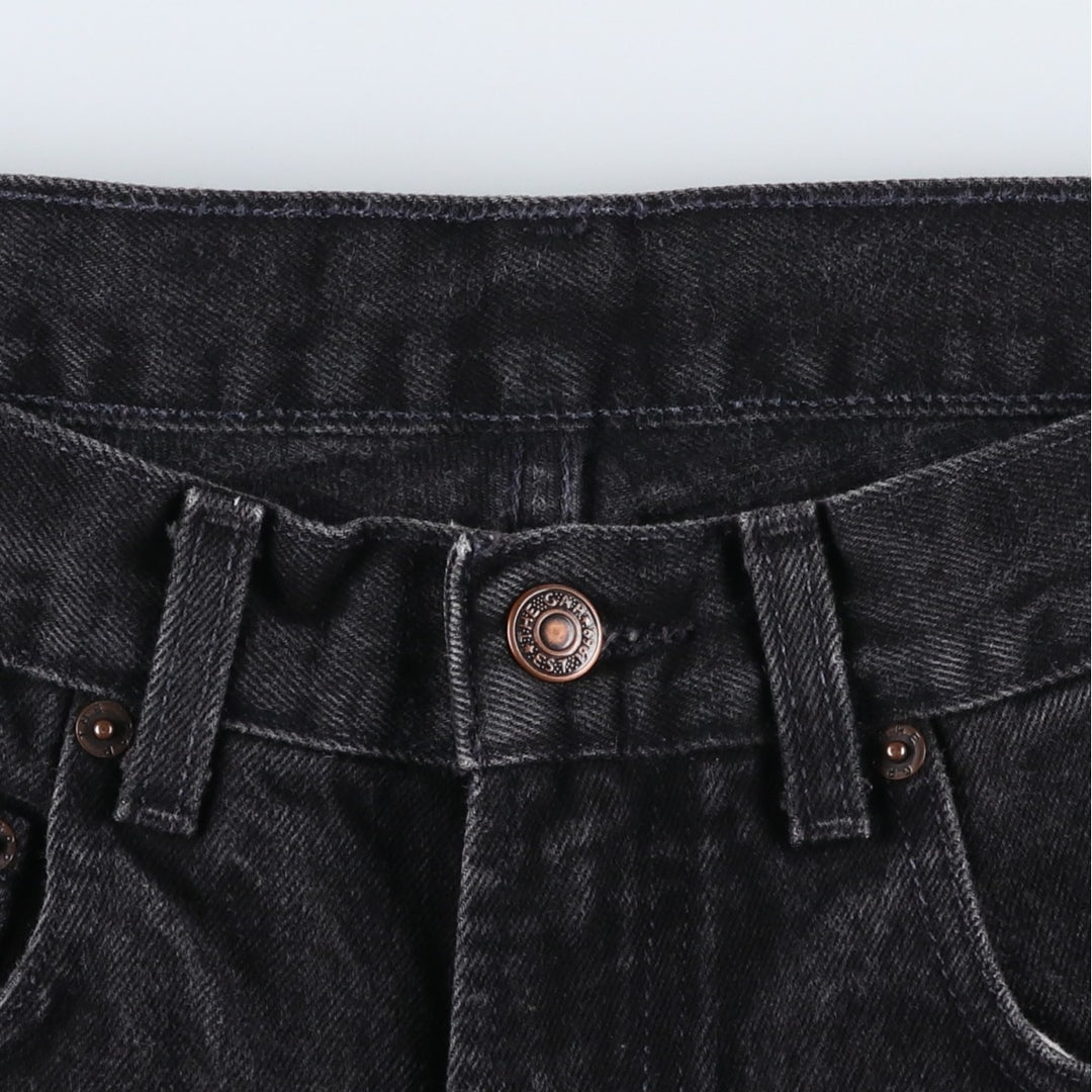 90'S GAP DENIM Old GAP Black Denim Shorts, Made in USA, Men's W31 (approx.), Vintage cotton black type Vintage Second Hand