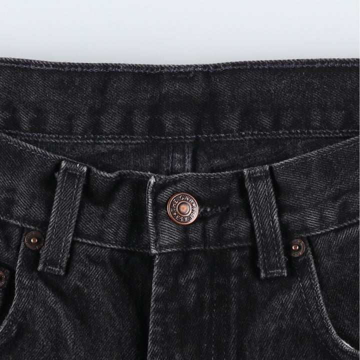 90'S GAP DENIM Old GAP Black Denim Shorts, Made in USA, Men's W31 (approx.), Vintage cotton black type Vintage Second Hand