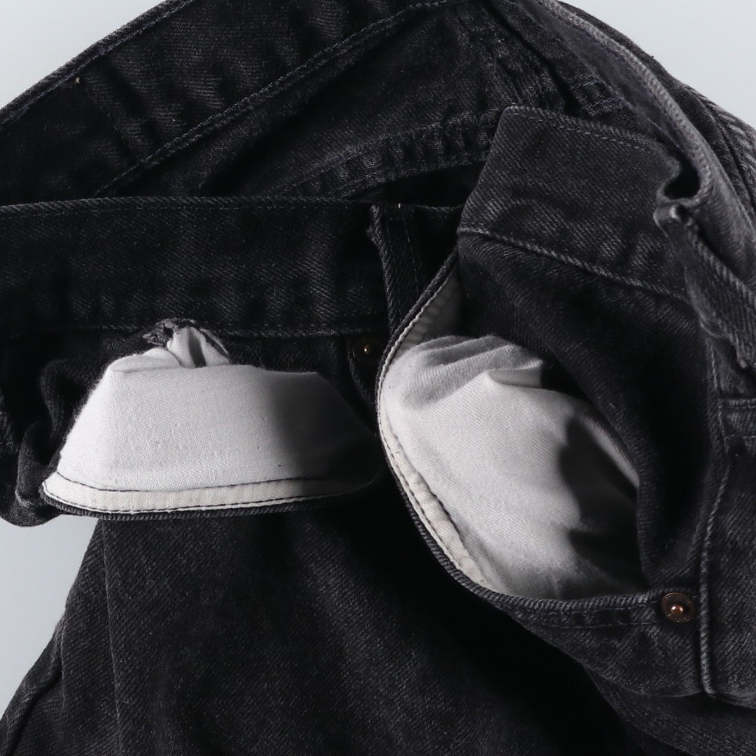 90'S GAP DENIM Old GAP Black Denim Shorts, Made in USA, Men's W31 (approx.), Vintage cotton black type Vintage Second Hand