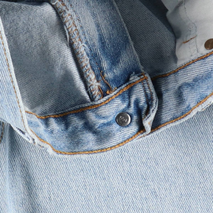 90'S Levi's 560 Loose Fit Denim Shorts, Made in USA, Men's Size W32 (approx.), Vintage cotton blue type Vintage Second Hand
