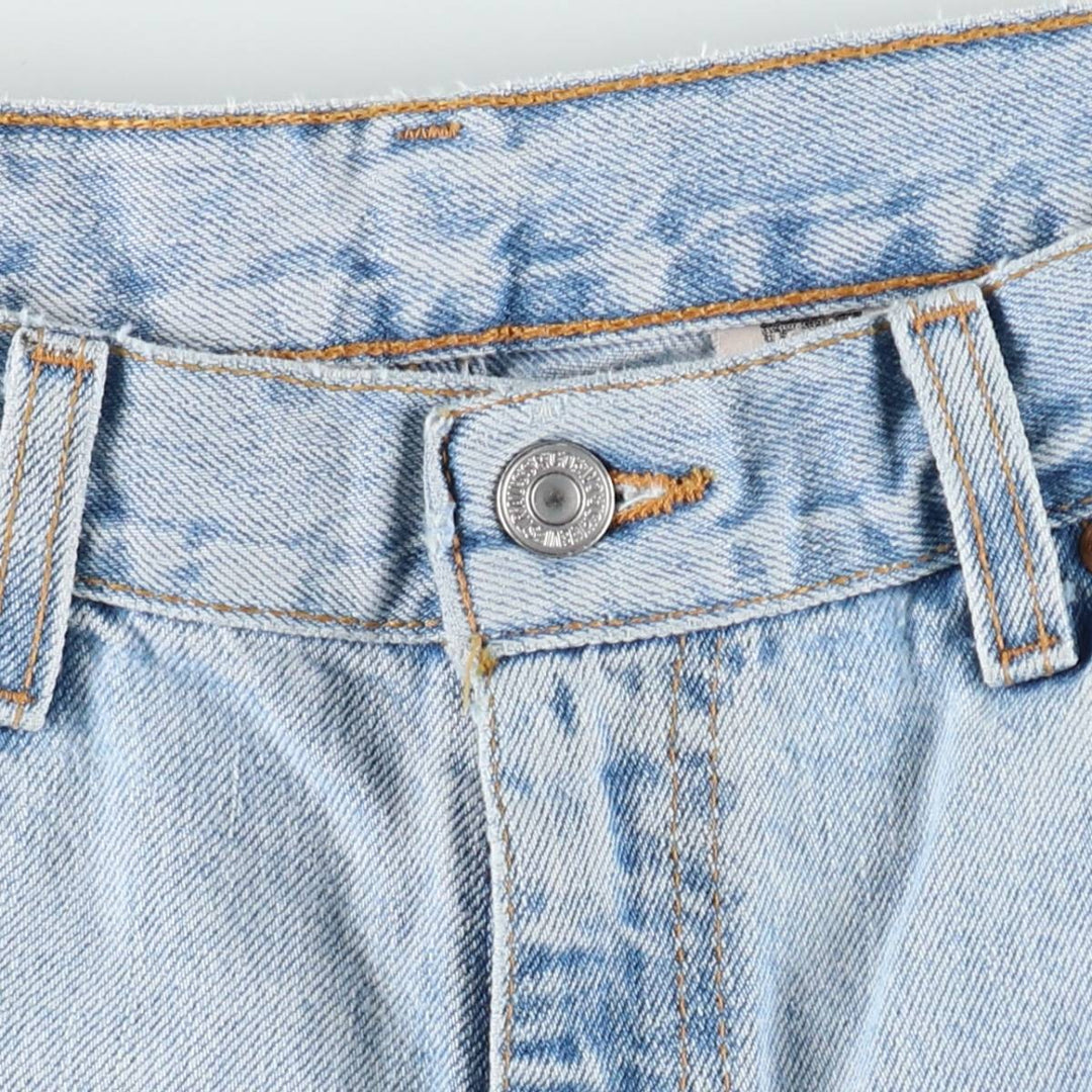 90'S Levi's 560 Loose Fit Denim Shorts, Made in USA, Men's Size W32 (approx.), Vintage cotton blue type Vintage Second Hand