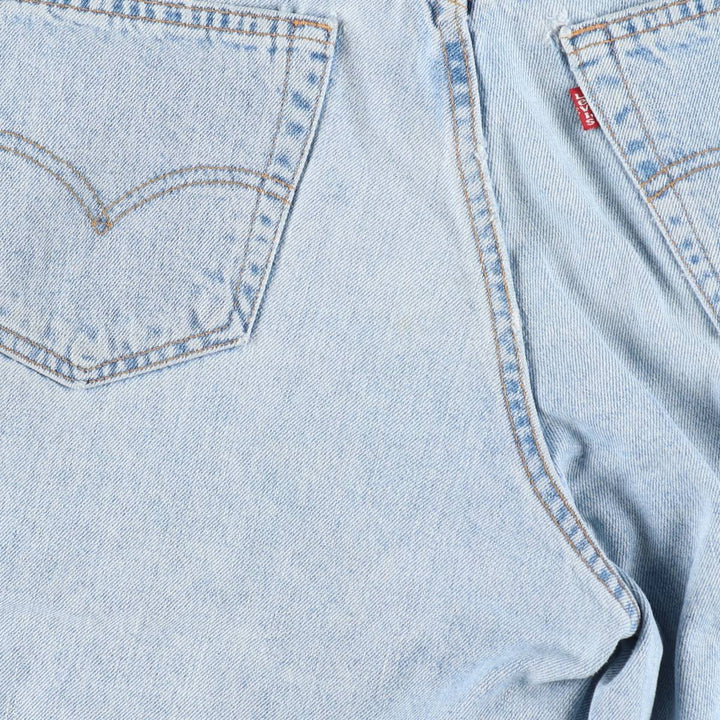 90'S Levi's 560 Loose Fit Denim Shorts, Made in USA, Men's Size W32 (approx.), Vintage cotton blue type Vintage Second Hand