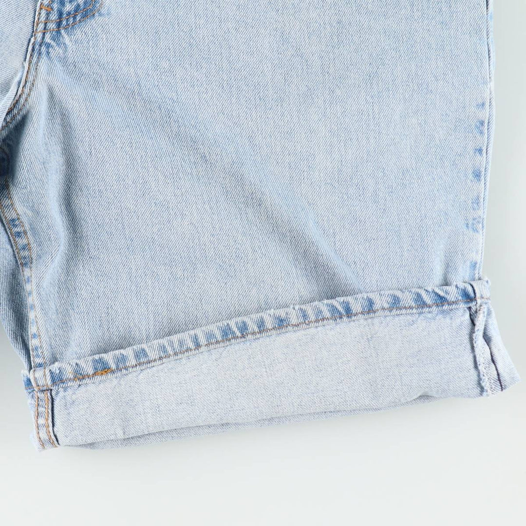 90'S Levi's 560 Loose Fit Denim Shorts, Made in USA, Men's Size W32 (approx.), Vintage cotton blue type Vintage Second Hand