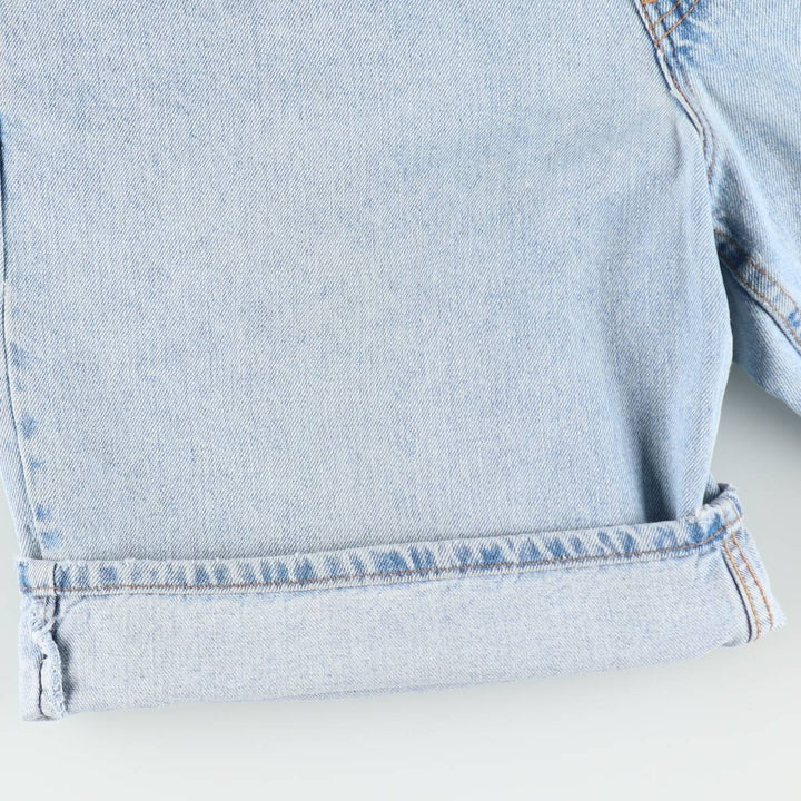 90'S Levi's 560 Loose Fit Denim Shorts, Made in USA, Men's Size W32 (approx.), Vintage cotton blue type Vintage Second Hand