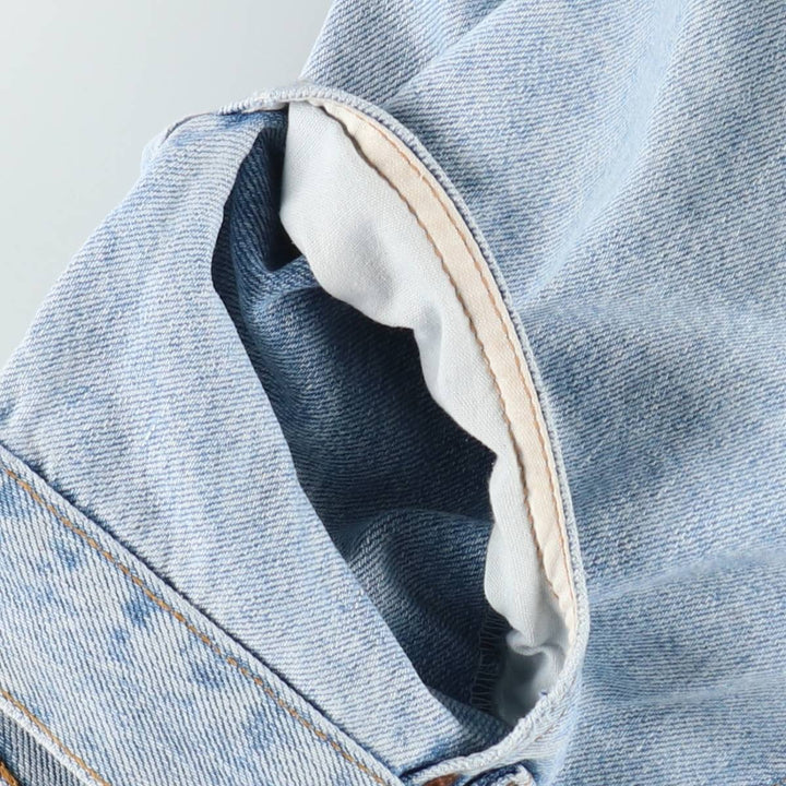 90'S Levi's 560 Loose Fit Denim Shorts, Made in USA, Men's Size W32 (approx.), Vintage cotton blue type Vintage Second Hand