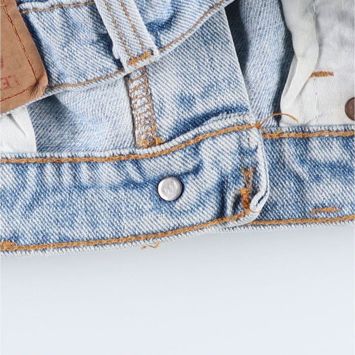1990'S Levi's 39560-4834 Denim Shorts, Half Pants, Made in USA, Men's W32 (approx.), Vintage. cotton blue type Vintage Second Hand