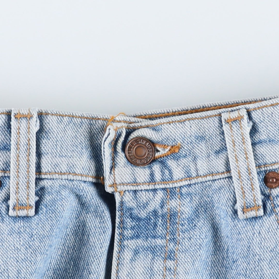 1990'S Levi's 39560-4834 Denim Shorts, Half Pants, Made in USA, Men's W32 (approx.), Vintage. cotton blue type Vintage Second Hand