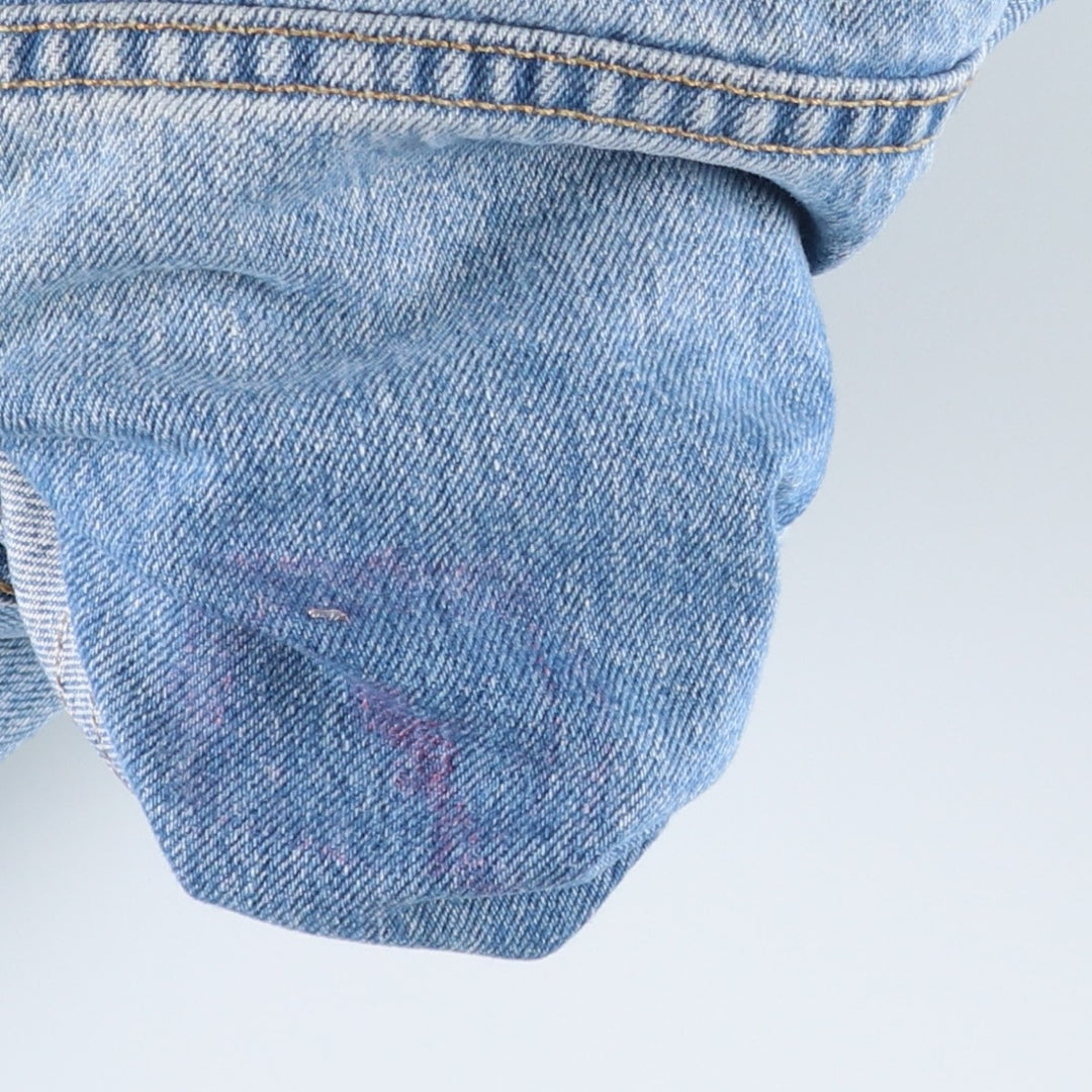 90'S Levi's 550 Relaxed Fit Denim Shorts, Made in USA, Men's Size 37, Vintage cotton blue type Vintage Second Hand