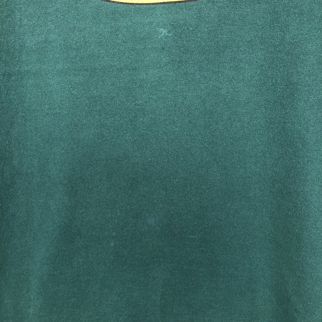 90'S Harley-Davidson Motorcycle Bike T-shirt Made in USA Men's L Vintage cotton green type Vintage Second Hand