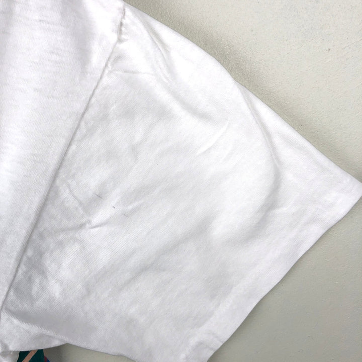 80'S Ken Done Art T-shirt, Men's Size M (approx.), Vintage unclear white type Vintage Second Hand