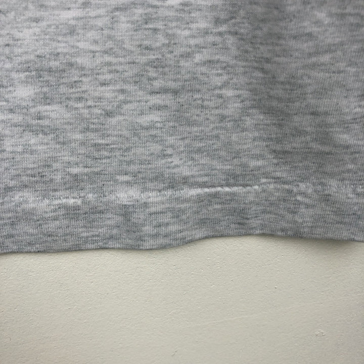 90'S Fruit of the Loom Message Print T-Shirt Made in USA Men's XL Vintage cotton gray type Vintage Second Hand