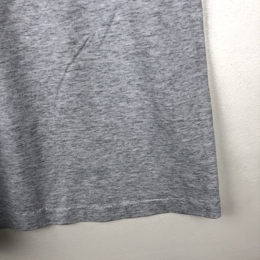 90'S Fruit of the Loom Message Print T-Shirt Made in USA Men's XL Vintage cotton gray type Vintage Second Hand