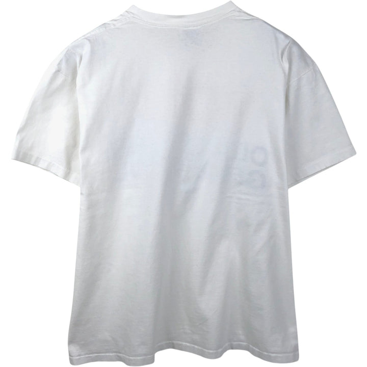 90'S WANDER WEAR Message Print T-Shirt, Made in USA, Men's XL (approx.), Vintage cotton white type Vintage Second Hand