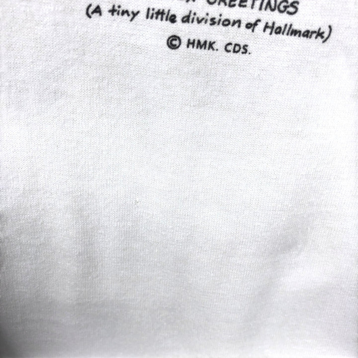 80s-90'S Stedman Super 50 Message Print T-Shirt, Made in USA, Men's XL equivalent, Vintage polyester white type Vintage Second Hand