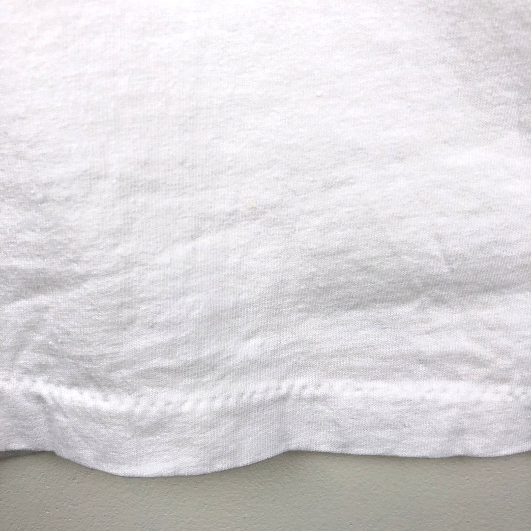 90'S PITCH-IN Art T-Shirt, Made in USA, Men's XL equivalent, Vintage Recycled Cotton white type Vintage Second Hand