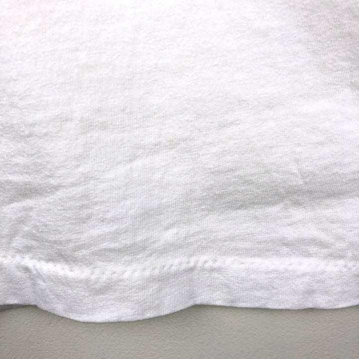 90'S PITCH-IN Art T-Shirt, Made in USA, Men's XL equivalent, Vintage Recycled Cotton white type Vintage Second Hand