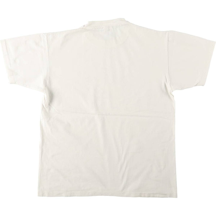 90'S Anvil Art T-shirt Made in USA Men's L size Vintage cotton white type Vintage Second Hand