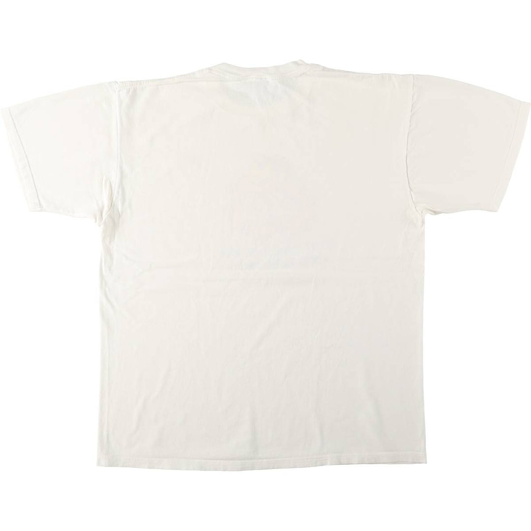 80s-90'S Jerzees Message Print T-Shirt, Made in USA, Men's XL (approx.), Vintage cotton white type Vintage Second Hand
