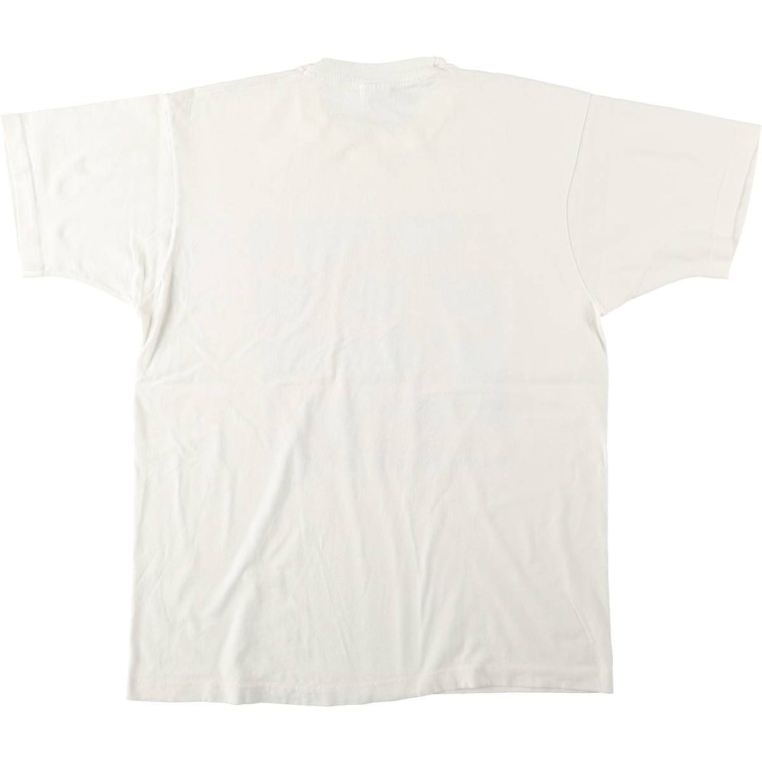 90'S Fruit of the Loom Art T-Shirt, Made in USA, Men's XL equivalent, Vintage cotton white type Vintage Second Hand