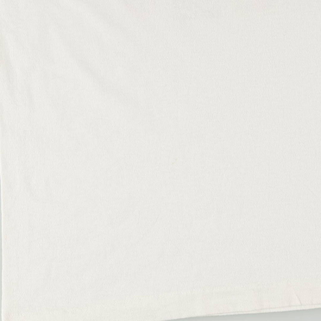 90'S Fruit of the Loom Art T-Shirt, Made in USA, Men's Size L (approx.), Vintage cotton white type Vintage Second Hand