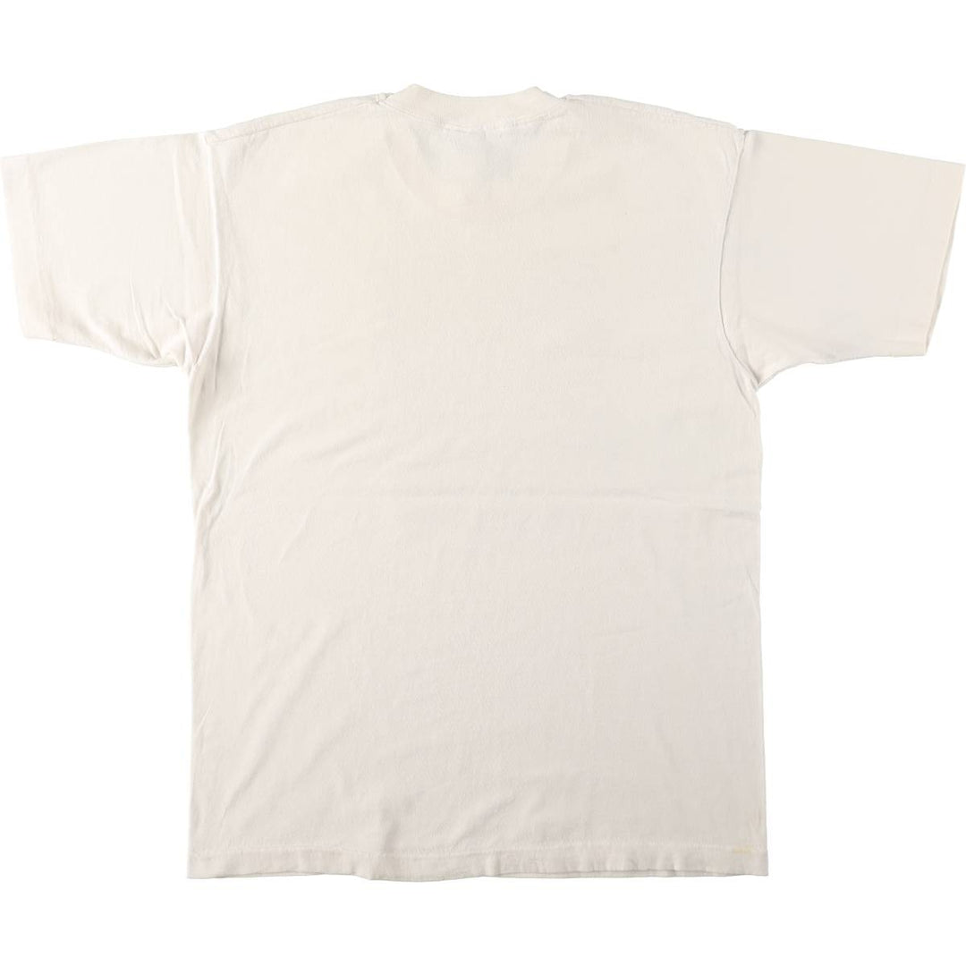 90'S Fruit of the Loom Ben Foster "Reconciliation" Art T-Shirt, Made in USA, Men's Size L (Equivalent), Vintage cotton white type Vintage Second Hand