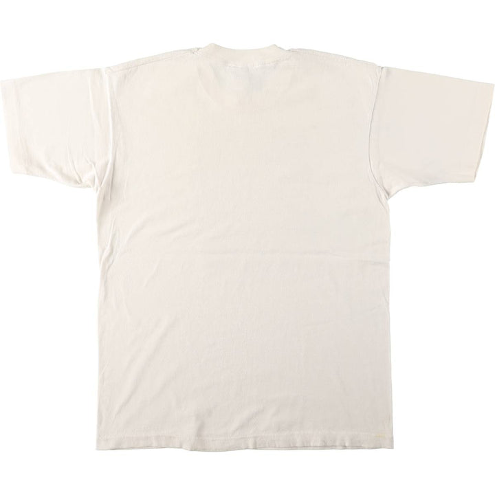 90'S Fruit of the Loom Ben Foster "Reconciliation" Art T-Shirt, Made in USA, Men's Size L (Equivalent), Vintage cotton white type Vintage Second Hand