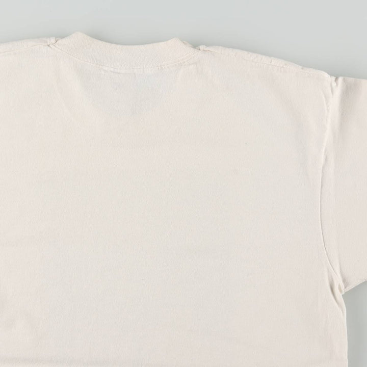 90'S Fruit of the Loom Ben Foster "Reconciliation" Art T-Shirt, Made in USA, Men's Size L (Equivalent), Vintage cotton white type Vintage Second Hand